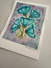 Load image into Gallery viewer, "A Lovely Bouquet" Spring Flower Mini Original Mixed Media Painting