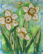 Load image into Gallery viewer, Mother Daughter Ensemble Series Original Mixed Media Painting 5
