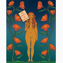 Load image into Gallery viewer, Empowering feminist art print with bold ‘My Body My Choice’ message—ideal for reproductive rights advocacy and modern activism decor.