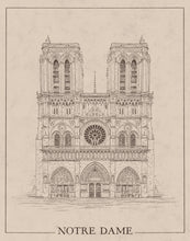 Load image into Gallery viewer, A Walk Through Paris Collection: Notre Dame Art Print