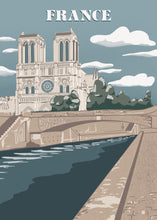 Load image into Gallery viewer, Vintage Inspired Travel Poster France Art Print