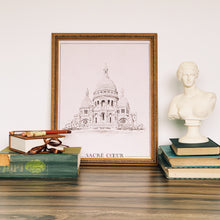 Load image into Gallery viewer, A Walk Through Paris Collection: Sacre Coeur Art Print