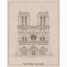 Load image into Gallery viewer, A Walk Through Paris Collection: Notre Dame Art Print