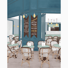 Load image into Gallery viewer, A Walk Through Paris Collection: Paris Café Art Print