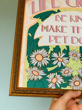 Load image into Gallery viewer, Positive Quote with Art Nouveau + Vintage Floral Accents
