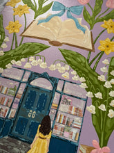 Load image into Gallery viewer, Secret Garden Motherhood Joy Of Reading Original Mixed Media Painting