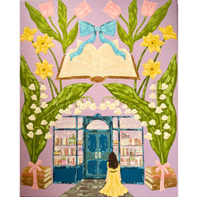 Load image into Gallery viewer, Secret Garden Motherhood Joy Of Reading Original Mixed Media Painting