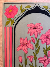 Load image into Gallery viewer, Spring Pink Lily Garden Lovers Original Mixed Media Painting