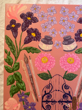Load image into Gallery viewer, Secret Garden Motherhood Joy Of Creating Original Mixed Media Painting