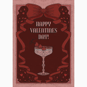 1920's Cocktail Valentine's Day Greeting Card