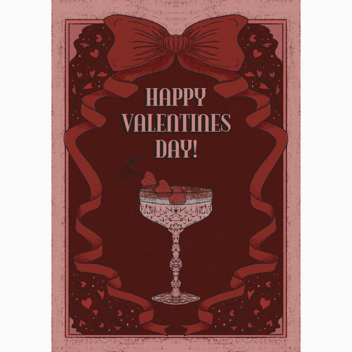 1920's Cocktail Valentine's Day Greeting Card