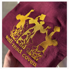 Load image into Gallery viewer, Embroidered Book Woman Sweatshirt: Well-Read Coven