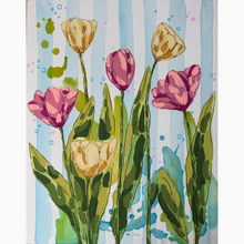 Load image into Gallery viewer, Mother Daughter Ensemble Series Original Mixed Media Painting 14