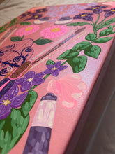 Load image into Gallery viewer, Secret Garden Motherhood Joy Of Creating Original Mixed Media Painting