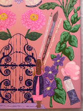 Load image into Gallery viewer, Secret Garden Motherhood Joy Of Creating Original Mixed Media Painting