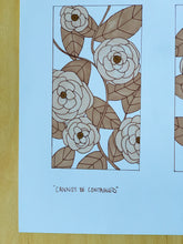 Load image into Gallery viewer, Original Floral Ink Illustration: Cannot Be Contained