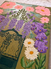Load image into Gallery viewer, Secret Garden Motherhood Joy Of Gardening Original Mixed Media Painting