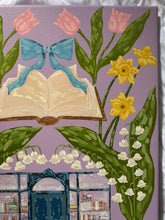 Load image into Gallery viewer, Secret Garden Motherhood Joy Of Reading Original Mixed Media Painting