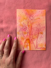 Load image into Gallery viewer, Mini Originals Solo Expo Flower Original Mixed Media Paintings