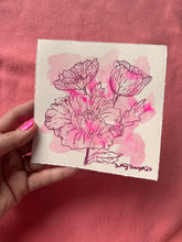 Load image into Gallery viewer, Mini Originals Solo Expo Flower Original Mixed Media Paintings