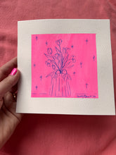 Load image into Gallery viewer, Mini Originals Solo Expo Flower Original Mixed Media Paintings