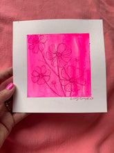 Load image into Gallery viewer, Mini Originals Solo Expo Flower Original Mixed Media Paintings