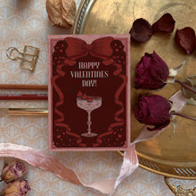 Load image into Gallery viewer, 1920&#39;s Cocktail Valentine&#39;s Day Greeting Card