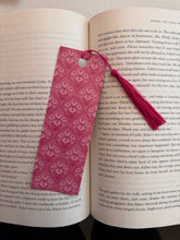 Load image into Gallery viewer, Pink Art Nouveau Pattern Design Bookmark with Tassel