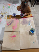 Load image into Gallery viewer, Mother Daughter Ensemble Series Original Mixed Media Painting 11