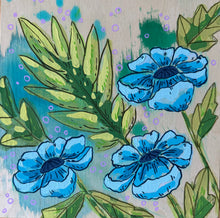 Load image into Gallery viewer, Mother Daughter Ensemble Series Original Mixed Media Painting 2