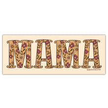 Load image into Gallery viewer, Motherhood-inspired matte sticker with warm floral lettering that celebrates moms with vintage charm and bold pride.