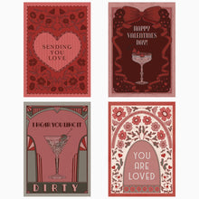 Load image into Gallery viewer, Valentine&#39;s Day Love Filled Greeting Card Multi Design Card Set