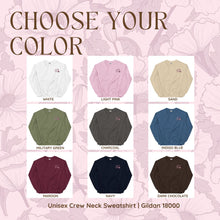 Load image into Gallery viewer, Embroidered Book Lover Sweatshirt: One More Chapter Crewneck