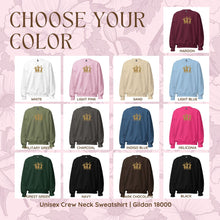 Load image into Gallery viewer, Embroidered Book Woman Sweatshirt: Well-Read Coven