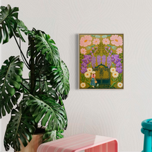 Load image into Gallery viewer, Secret Garden Motherhood Joy Of Gardening Original Mixed Media Painting