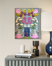 Load image into Gallery viewer, Secret Garden Motherhood Joy Of Tea Original Mixed Media Painting