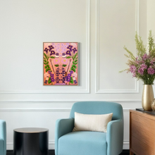 Load image into Gallery viewer, Secret Garden Motherhood Joy Of Creating Original Mixed Media Painting