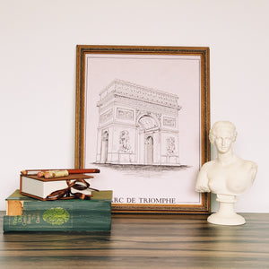 A Walk Through Paris Collection: Arc De Triomphe Art Print