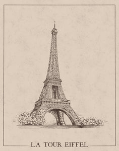 A Walk Through Paris Collection: La Tour Eiffel Art Print