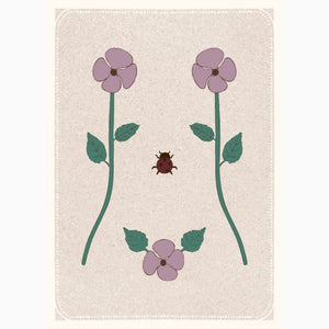 Hydrangea-adorned torso illustration celebrating softness and strength—vintage floral body positivity art for curated spaces.