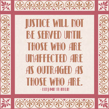 Load image into Gallery viewer, Black Lives Matter Movement Justice Quote Art Print