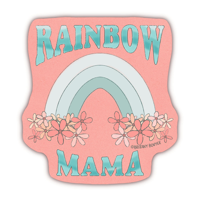 Rainbow Mama Multicolor Vinyl Matte Sticker Set