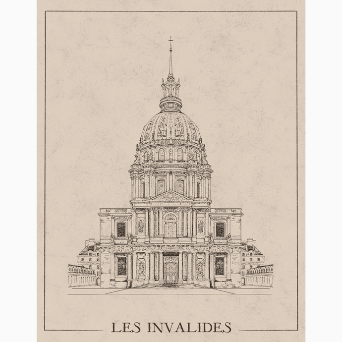 A Walk Through Paris Collection: Les Invalides Art Print